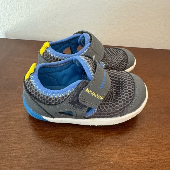 Merrell Kids Bare Steps H2O Sneakers - Size 5 Toddler - Picture 1 of 7